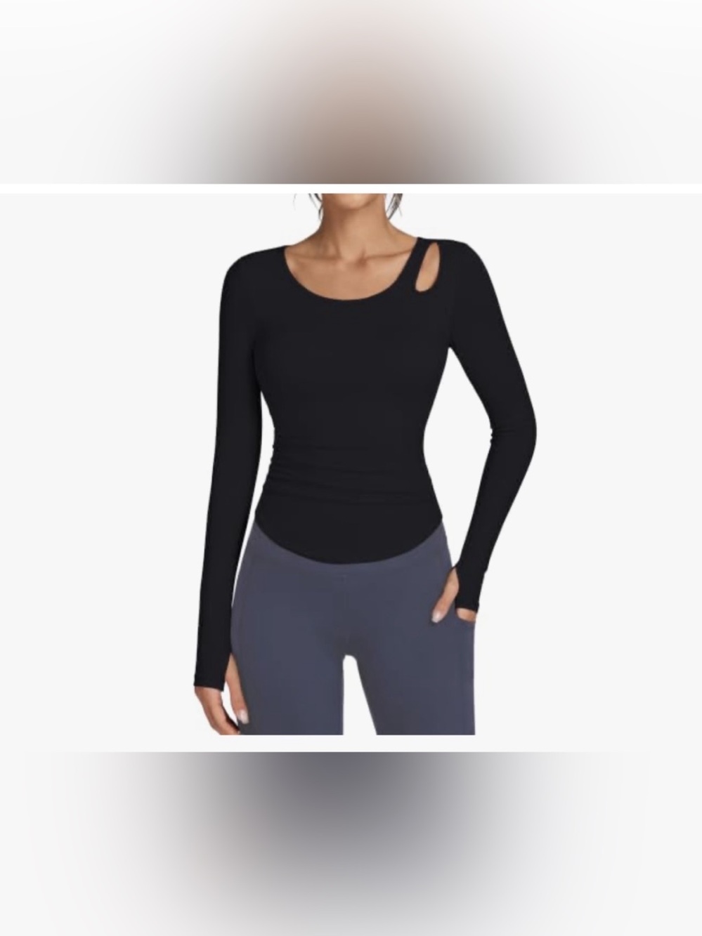 BMJL Womens Workout Tops Built in Bra Yoga Long Sleeve UPF 50+ Sun Shirt Sz XS